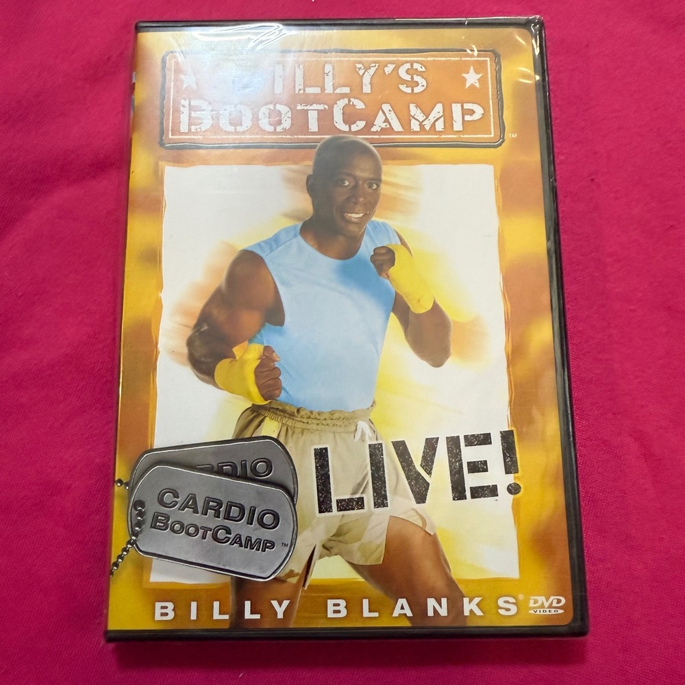 Billy Blanks Bootcamp‎ Live DVD Fitness Workout Cardio Exercise Program
